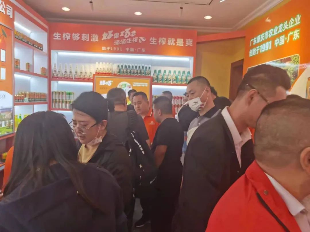 四会好巧牌沙糖桔系列饮料在108届全国糖酒会上火爆劲销!!!